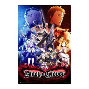 POSTER BLACK CLOVER ALL CHARACTERS 61 X 91 CM