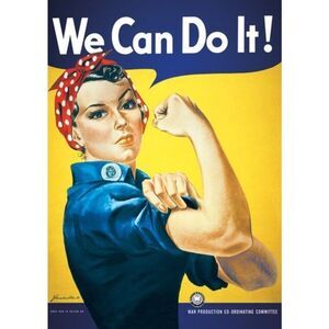 POSTER WE CAN DO IT 61 X 91;5 CM