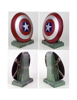 ESCUDO CAPITAN AMERICA HUCHA PVC 25 CM MARVEL MEGA BANK