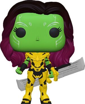 �QU� PASAR�A SI...? POP! ANIMATION VINYL FIGURA GAMORA CON ESPADA DE THANOS 9 CM