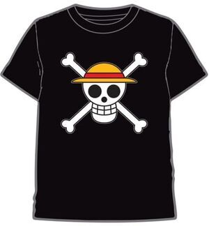 ONE PIECE CAMISETA NEGRA SKULL XXL