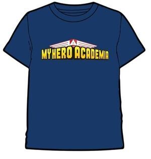 MY HERO ACADEMIA CAMISETA AZUL LOGO L