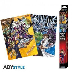 POSTER YU GI OH!  SET DE DOS POSTERS CHIBI YUGI Y KAIBA 52X38