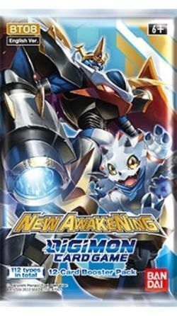 DIGIMON CARD GAME BOOSTER BT08 NEW AWAKENING