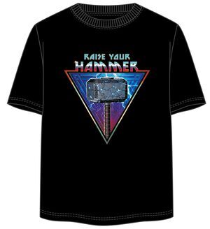 THOR CAMISETA NEGRA RAISE YOUR HAMMER L