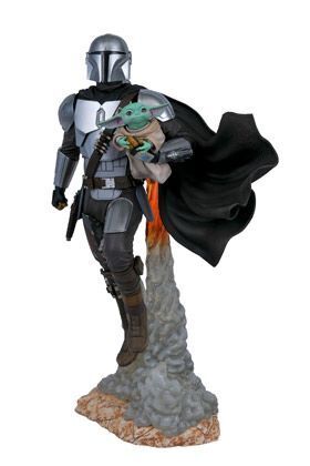 THE MANDALORIAN & CHILD ESTATUA RESINA 41CM STAR WARS THE MANDALORIAN MILESTONES 1/6 SCALE