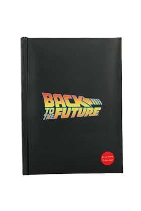 REGRESO AL FUTURO LOGO LIBRETA CON LUZ                                     