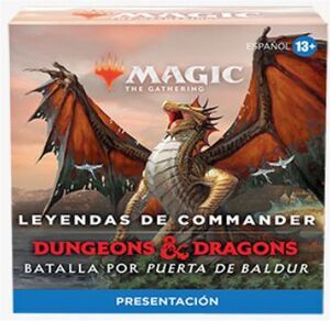 MAGIC COMMANDER LEGENDS - D&D BATALLA POR PUERTA DE BALDUR KIT PRESENTACIN + 2 SOBRES DE SET