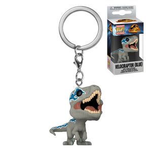 JURASSIC WORLD 3 LLAVERO POCKET POP! VINYL BLUE 4 CM