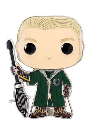 Portada de HARRY POTTER PIN CHAPA ESMALTADA DRACO MALFOY 10 CM FUNKO POP