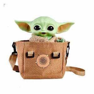 STAR WARS THE MANDALORIAN PELUCHE ELECTRONICO BABY YODA THE CHILD CON BANDOLERA 28 CM