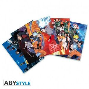 NARUTO SHIPPUDEN SET POSTALES 14;8X10;5 CM