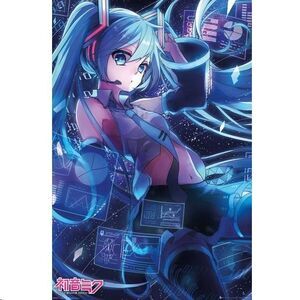 HATSUNE MIKU SCREEN POSTER ( 91;5 X 61 )