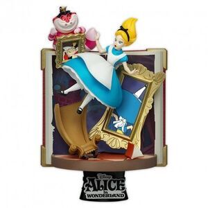 DISNEY DIORAMA PVC D-STAGE STORY BOOK SERIES ALICE IN WONDERLAND NEW VERSION 15 CM