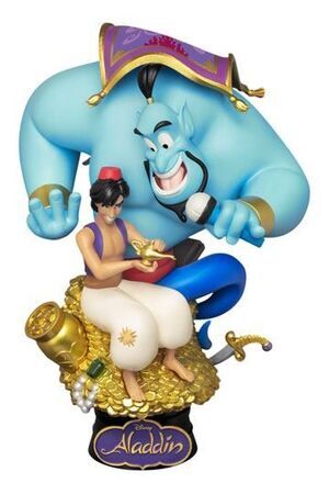 DISNEY CLASS SERIES DIORAMA PVC D-STAGE ALADDIN 15 CM