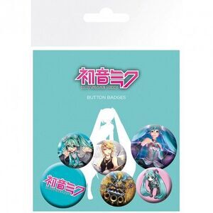 HATSUNE MIKU PACK 6 CHAPAS