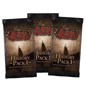 FLESH & BLOOD: HISTORY PACK 1 - ETIQUETA NEGRA (CASTELLANO)