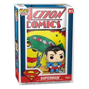 DC COMICS POP! COMIC COVER VINYL FIGURA SUPERMAN ACTION COMIC 9 CM