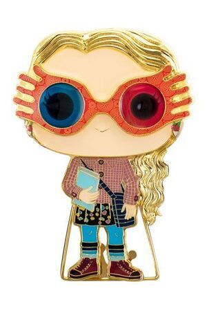 HARRY POTTER PIN CHAPAS ESMALTADAS LUNA LOVEGOOD 10 CM FUNKO POP