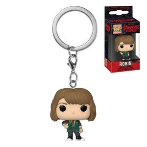 STRANGER THINGS TEMP.4 LLAVERO POCKET POP! VINYL ROBIN 4 CM