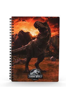 JURASSIC WORLD LIBRETA EFECTO 3D INTO THE WILD