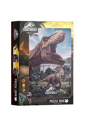 PUZZLE 1000 PIEZAS JURASSIC WORLD POSTER COMBO REX