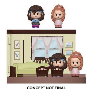 WANDAVISION POP! MINI MOMENT VINYL SET DE FIGURAS LIVING ROOM 80'S 9 CM