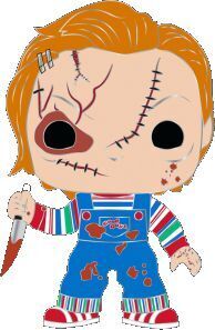 CHUCKY POP! PIN CHAPA ESMALTADA CHUCKY 10 CM