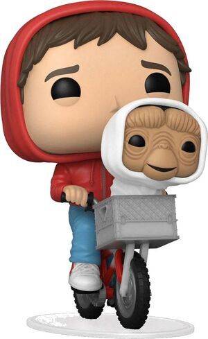 E.T. EL EXTRATERRESTRE POP! VINYL FIGURA ELLIOT CON ET EN CESTA BICICLETA 9 CM