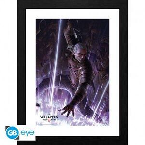 POSTER ENMARCADO THE WITCHER  GERALT