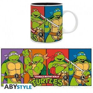 TORTUGAS NINJA TAZA 320 ML RETRATOS A COLOR