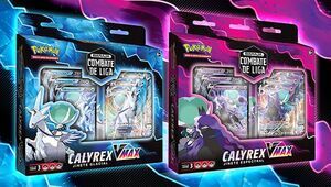 POKEMON JCC BARAJA COMBATE DE LIGA DE CALYREX JINETE GLACIAL VMAX O CALYREX JINETE ESPECTRAL VMAX