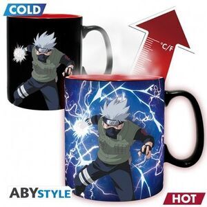 NARUTO SHIPPUDEN TAZA SENSITIVA AL CALOR 460 ML KAKASHI / ITACHI