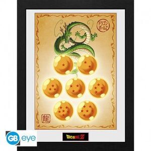 DRAGON BALL LAMINA ENMARCADA SHENRON