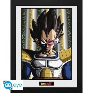 DRAGON BALL LMINA ENMARCADA VEGETA