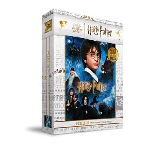 HARRY POTTER PUZZLE 100 PIEZAS EFECTO 3D POSTER LA PIEDRA FILOSOFAL