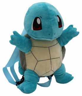 POKEMON MOCHILA PELUCHE SQUIRTLE 35 CM