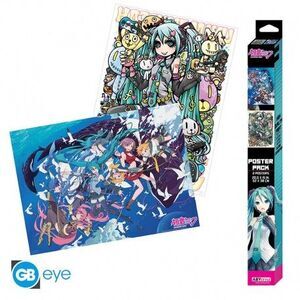 POSTER HATSUNE MIKU (SET 2 POSTERS 52X38 CM)