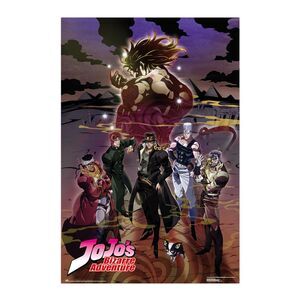 POSTER JOJOS BIZARRE ADVENTURE STARDUST CRUSADERS 61 X 91 CM