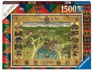 HARRY POTTER MAPA HOGWARST 1500 PIEZAS