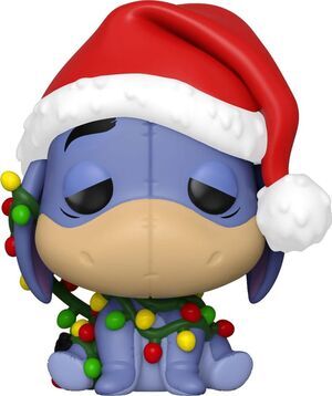 DISNEY POP! VINYL FIGURA HOLIDAY 2021- EEYORE CON LUCES 9 CM EDICI�N ESPECIAL