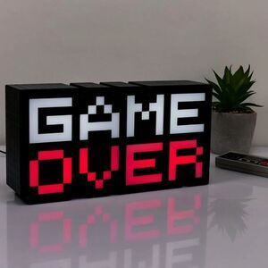 GAME OVER LAMPARA LED