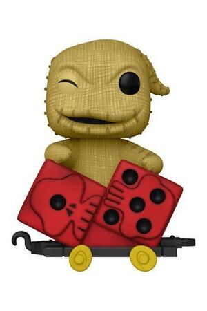 PESADILLA ANTES DE NAVIDAD FIGURA POP! DISNEY TRAIN CART VINYL OOGIE IN DICE CART 9 CM