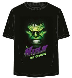 HULK CAMISETA NEGRA GO GREEN S