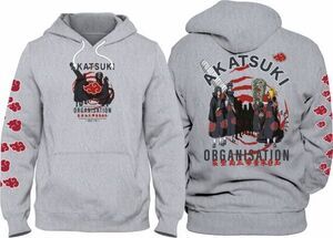 NARUTO SHIPPUDEN ORGANIZACIN AKATSUKI SUDADERA CAPUCHA S