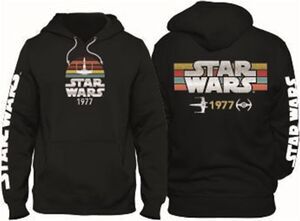 STAR WARS SUDADERA CON CAPUCHA 1977 NEGRA S