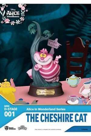 ALICIA EN EL PA�S DE LAS MARAVILLAS ESTATUA PVC MINI DIORAMA STAGE THE CHESHIRE CAT 10 CM