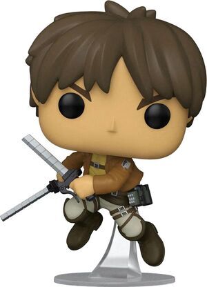 ATAQUE A LOS TITANES FIGURA POP! ANIMATION VINYL EREN YEAGER 9 CM