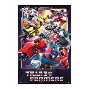 POSTER TRANSFORMERS PERSONAJES 61 X 91 CM