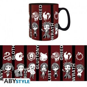 THE SEVEN DEADLY SINS TAZA 460 CHIBI SINS